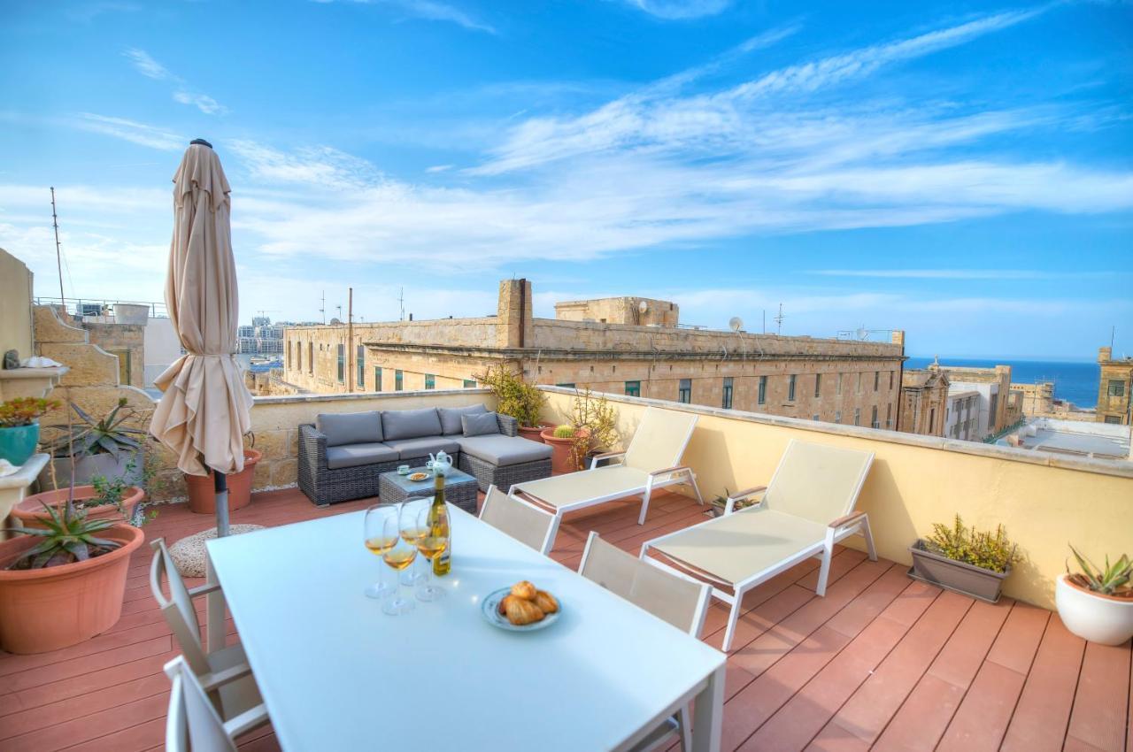 Comfy 1 Bedroom - Sun Terrace & Sea Views Gbuh1-1 발레타 외부 사진